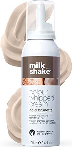 Milk Shake Colour Whipped Cream temporäre Haarfarbe Schaum cold brunette, 100ml