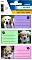 Herma Buchetiketten Hunde, 76x35mm, mehrfarbig, 3 Blatt (5529)