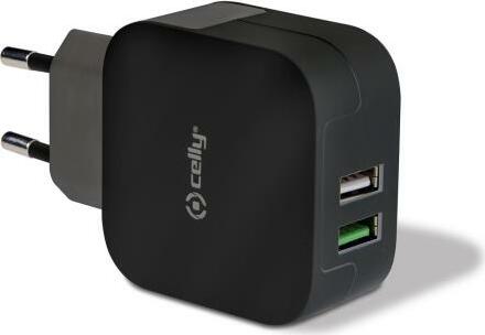 Celly Turbo Wall Charger 3.4A schwarz