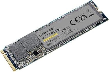 Intenso PCIe PREMIUM SSD 500GB, M.2 2280 / M-Key / PCIe 3.0 x4