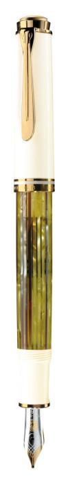 Pelikan M400 Füllfederhalter Integriertes Befüllsystem Gold – Weiß 1 Stück(e) (934133)