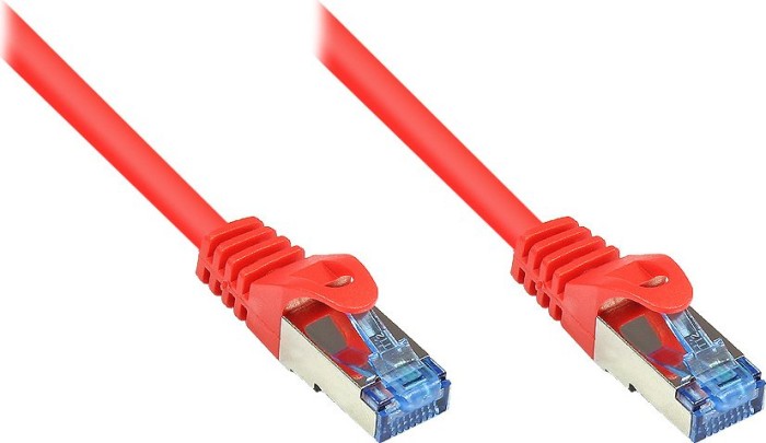 Good Connections RNS kabel patch, Cat6a, S/FTP, RJ-45/RJ-45, 10m, czerwony