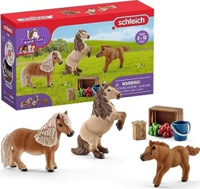 Schleich Horse Club - Playset Miniature Shetland pony family (41432)