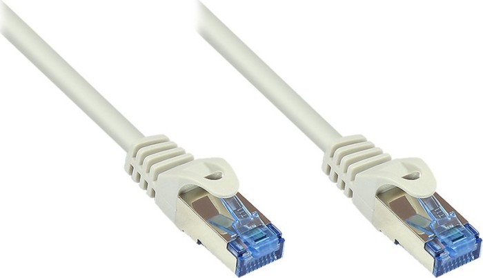 Good Connections RNS kabel patch, Cat6a, S/FTP, RJ-45/RJ-45, 15m, szary