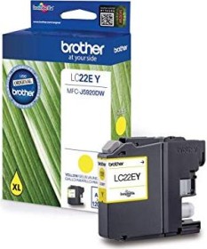Brother Tinte LC22EY gelb hohe Kapazität