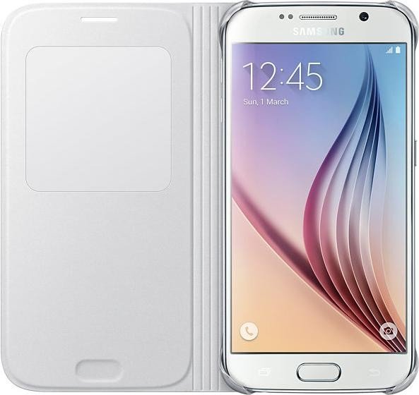 Samsung S-View Cover für Galaxy S6 weiß