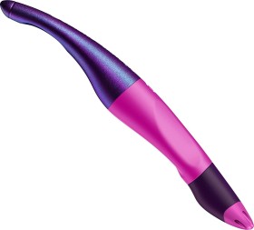 Linkshänder Tintenroller Holograph violett/pink