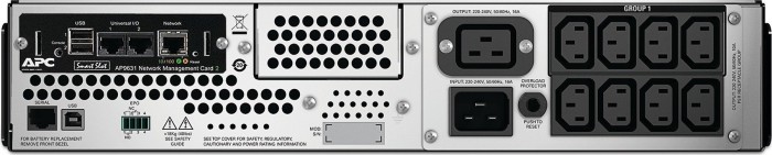 APC Smart-UPS 3000VA LCD mit Netzwerkkarte, Rackmount, USB/seriell