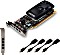 PNY NVIDIA Quadro P1000, 4GB GDDR5, 4x mDP (VCQP1000-PB)