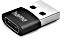 Hama USB-C-Adapter USB-A-Stecker/USB-C-Buchse 480 Mbit/s 3er-Pack (201532)