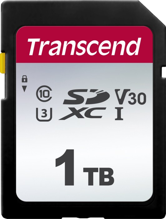Transcend 300S R100/W85 SDXC 1TB, UHS-I U3, Class 10