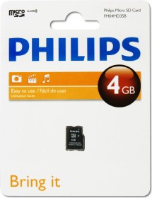 Philips microSDHC 4GB, Class 4