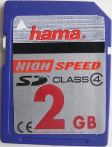 Hama SD Card HighSpeed 2GB