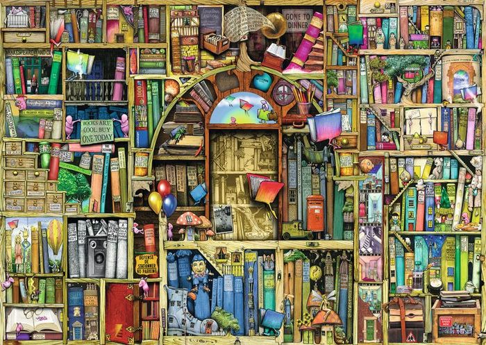 Ravensburger Colin Thompson – The Bizarre Bookshop Puzzlespiel 1000 Stück(e) Kunst (10219314)