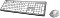 Hama KMW-700 Funk Tastatur und Maus Set, silber/weiß, USB, DE (182676)