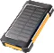 LogiLink Solar Powerbank 6000mAh Taschenlampe 2x USB-A schwarz/orange (PA0290)