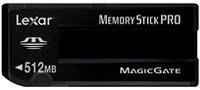 Lexar Platinum Memory Stick PRO 512MB
