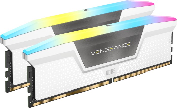 Corsair Vengeance RGB weiß DIMM Kit 32GB, DDR5-6000, CL36-36-36-76, on-die ECC
