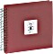 Hama Spiralalbum Fine Art 28x24/50 schwarze Seiten rot (90149)