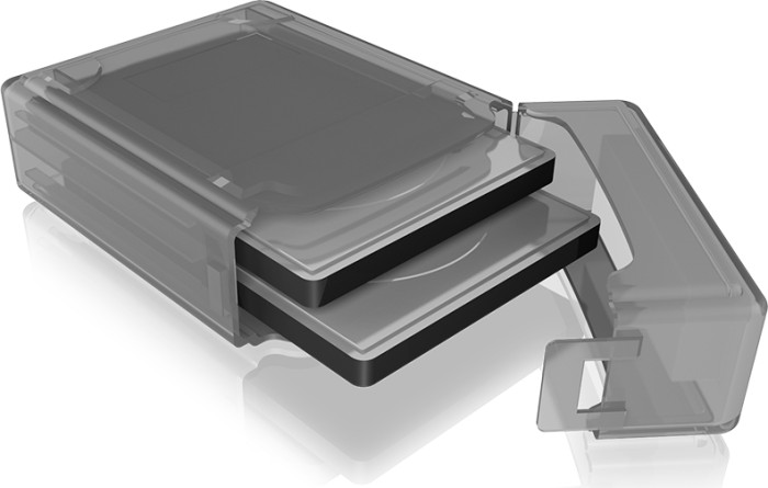 RaidSonic Icy Box IB-AC6025-3 zestaw 3 sztuk do 2x 2.5" SSD/HDD obudowa ochronna czarny