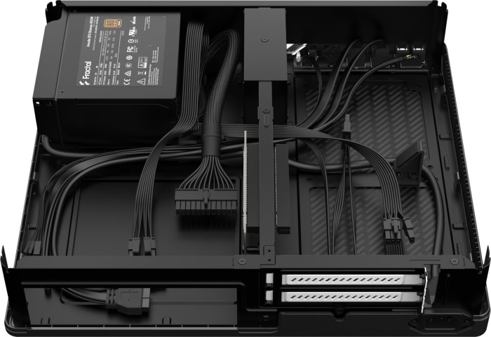 Fractal Design Node 202 + anoda PSU, czarny, mini-ITX, 450W SFX