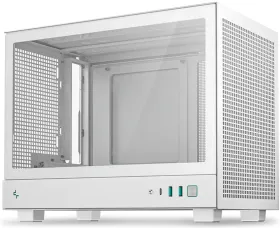 DeepCool CH160, biały, szklane okno, mini-ITX (R-CH160-WHNGI0-G-1)