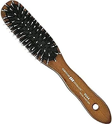 HERCULES SÄGEMANN Toupierkamm HS C10 – Mit Wildschweinborsten, Carbon, Für Voluminöse Frisuren
