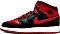 Nike Air Jordan 1 mid black/white/fire red (Junior) (DQ8424-060)