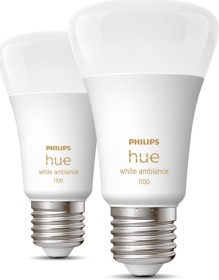Hue White Ambiance 1100 LED Bulb E27 8W 2er Pack