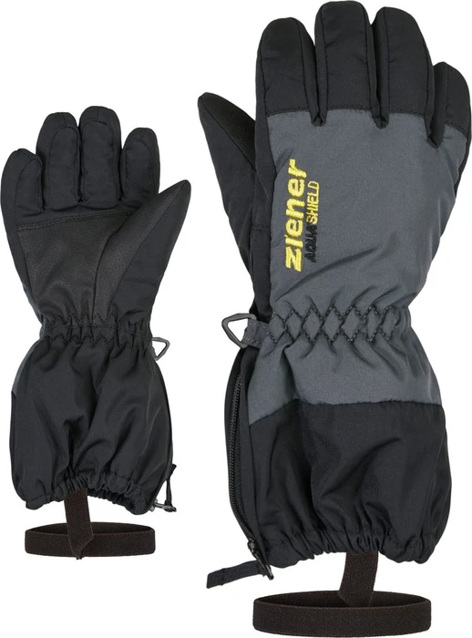 Ziener Kinder LAMIL-Z Ski-Handschuhe  Wasserdicht, PFC Frei, Black, Gre  4,5