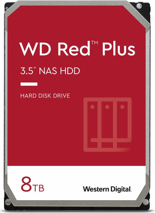 Western Digital WD Red Plus 8TB, SATA 6Gb/s (WD80EFAX)