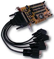 Exsys EX-42054-9IS, 4x port szeregowy RS422/485, PCI
