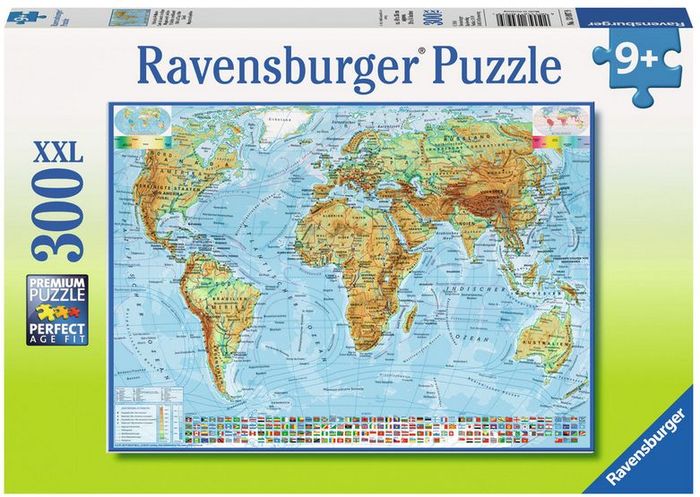 Ravensburger Puzzle Politische Weltkarte, 300-tlg.