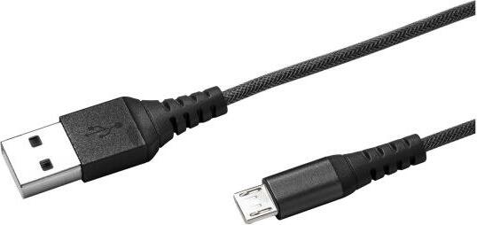 Celly Nylon Micro USB Cable 1.0m