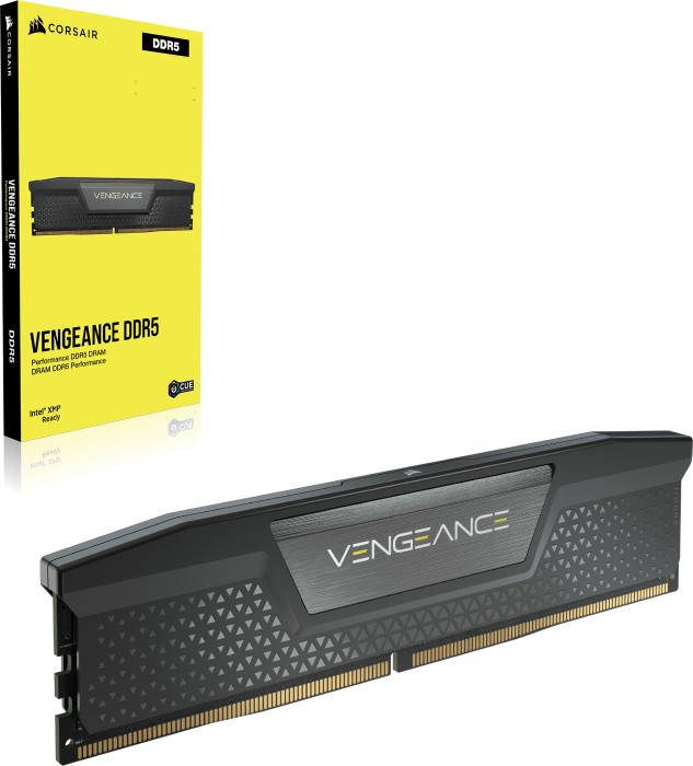 Corsair Vengeance schwarz DIMM Kit 32GB, DDR5-6000, CL36-38-38-76, on-die ECC