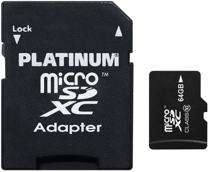 BestMedia Platinum R40/W20 microSDXC 64GB Kit, Class 10