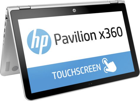 HP Pavilion x360 15-bk102ng silber, Core i5-7200U, 8GB RAM, 1TB HDD, DE
