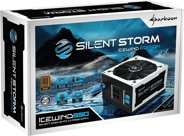 Sharkoon Silentstorm Icewind 550W ATX 2.4