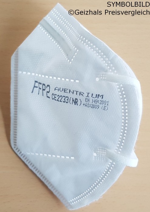 HYGOSTAR Atemschutzmaske mit Ventil, Schutzstufe: FFP3 PP-Einwegmaske, Atemventil verhindert Hitzestau, mit Dicht – 5 Stück (2935)