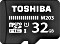 Toshiba Standard M203/EA R100 microSDHC 32GB Kit, UHS-I U1, Class 10 (THN-M203K0320EA)