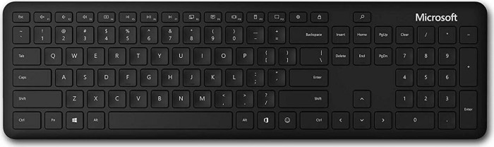 Microsoft Bluetooth Keyboard schwarz, Bluetooth, DE