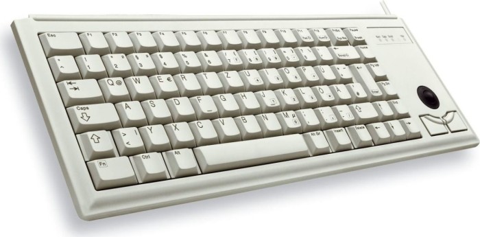 Cherry G84-4400 Compact-Keyboard light grey, Cherry ML, PS/2, UK