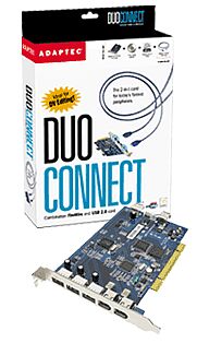Microchip Adaptec AUA-3121 DuoConnect, 3x FireWire/4x USB 2.0 Kit