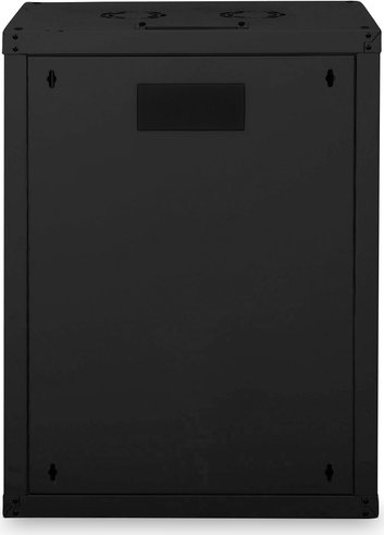 Digitus Professional Unique Serie 16HE Wandschrank, Glastür, schwarz, 450mm tief