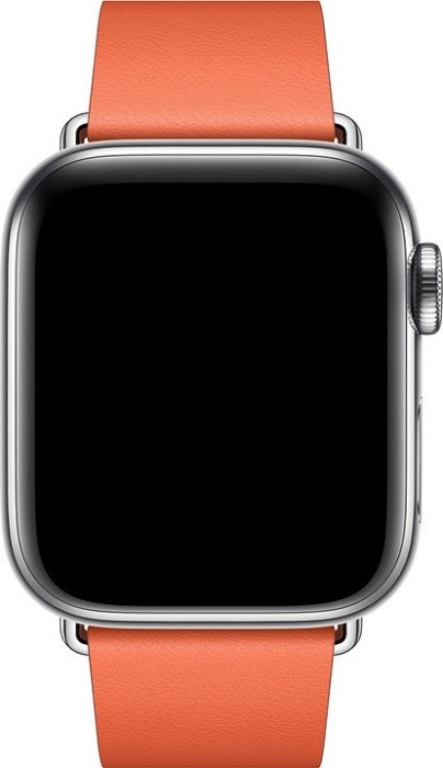 Apple modernes Lederarmband Medium für Apple Watch 40mm Abendsonne