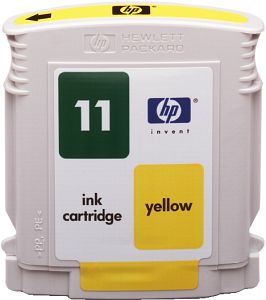 HP tusz 11 żółty