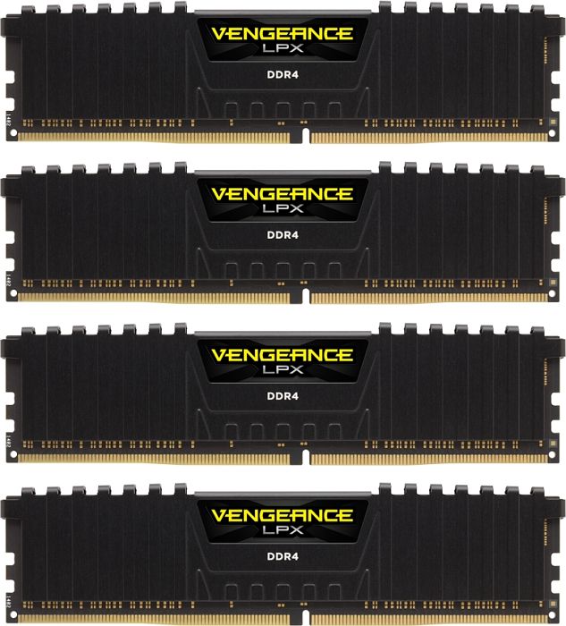 Corsair Vengeance LPX schwarz DIMM Kit 32GB, DDR4-2400, CL14-16-16-31