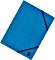 Bene three-wing wallet folder vario A4, blue (110700bl)