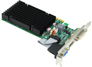 EVGA GeForce 8400 GS pasywne, 512MB DDR3, VGA, DVI, HDMI