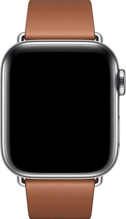 Apple modernes Lederarmband Large für Apple Watch 40mm sattelbraun